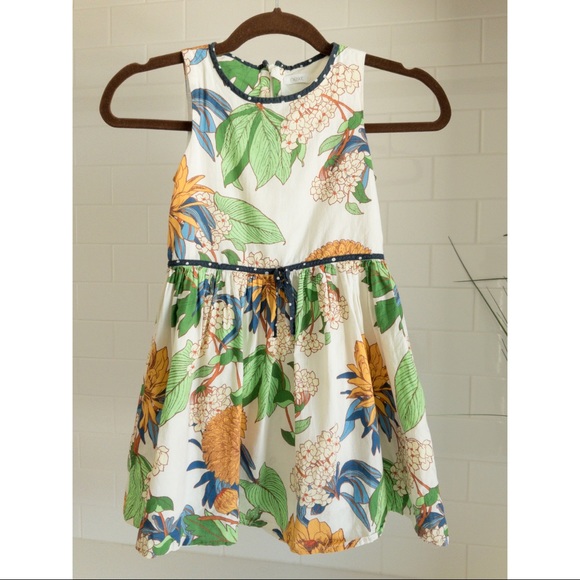 Next Direct  size 7 Dress - floral tropical print - Picture 2 of 2